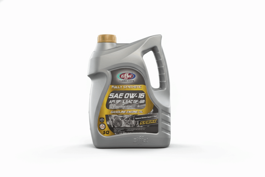 Car engine lubricant packaging