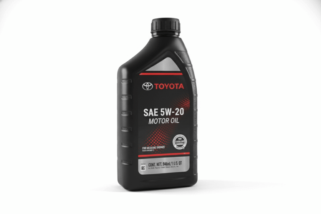 Toyota motor oil bottle