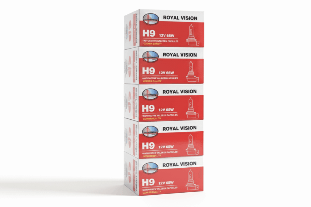 Six Royal Vision H9 bulb packages