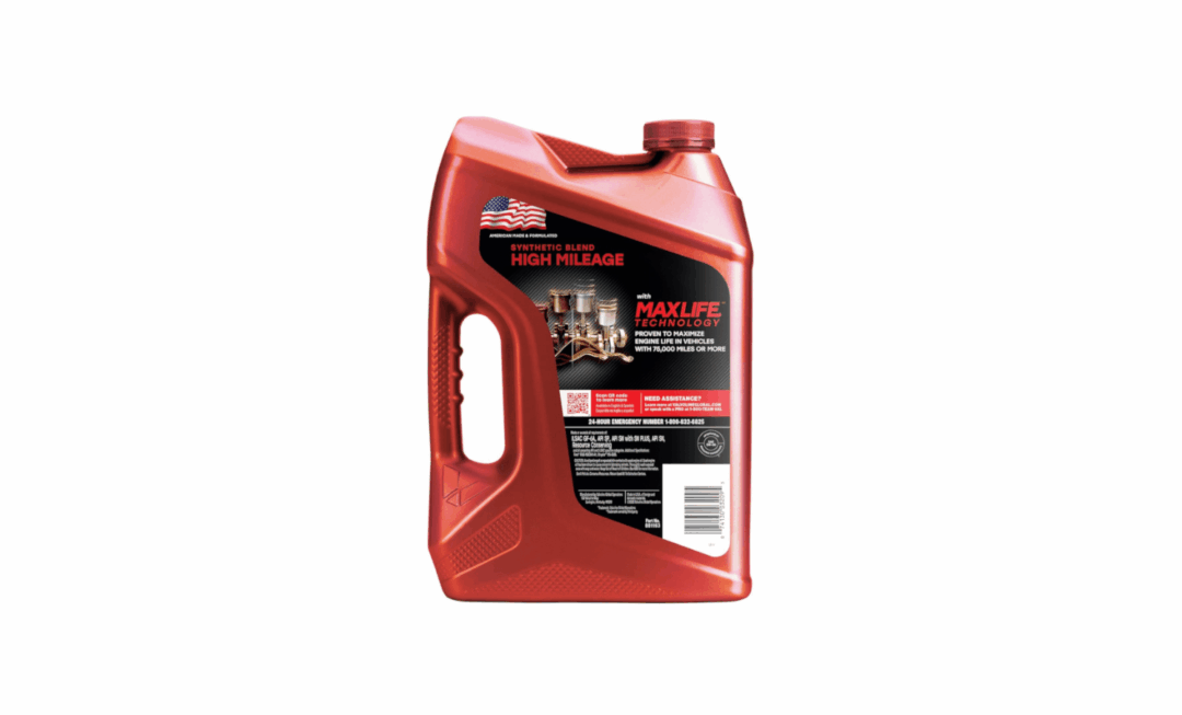 MaxLife synthetic blend motor oil